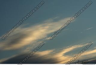 Photo Texture of Dusk Clouds